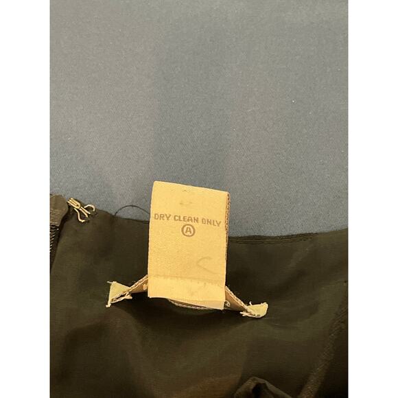 Kenar Halterneck Embroidered Maxi Dress with a Slit on the Left Side Black Sz 16 - Picture 10 of 12